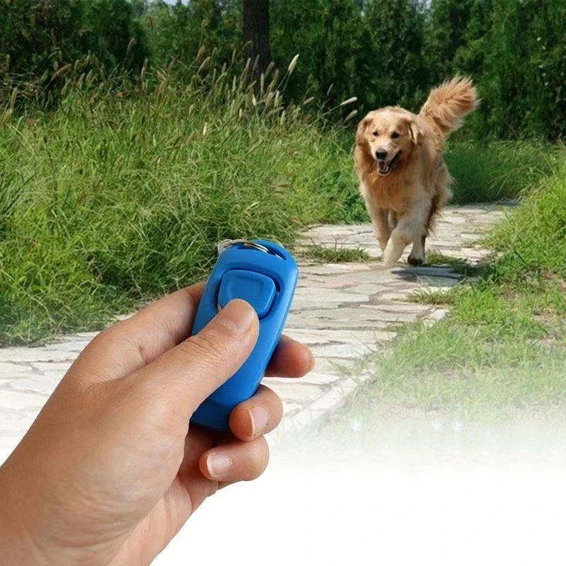 2-in-1 Dog Training Clicker & Whistle – Compact & Effective Trainer Tool