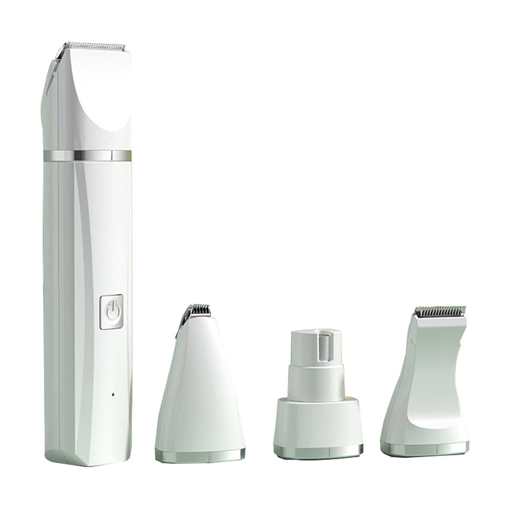 4 in 1 Electric Pet Grooming Kit - Hair Trimmer, Clippers, Nail Grinder for Cats & Dogs