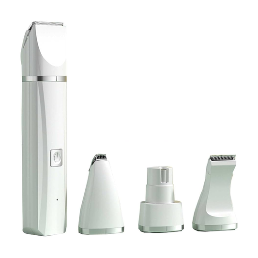 4 in 1 Electric Pet Grooming Kit - Hair Trimmer, Clippers, Nail Grinder for Cats & Dogs